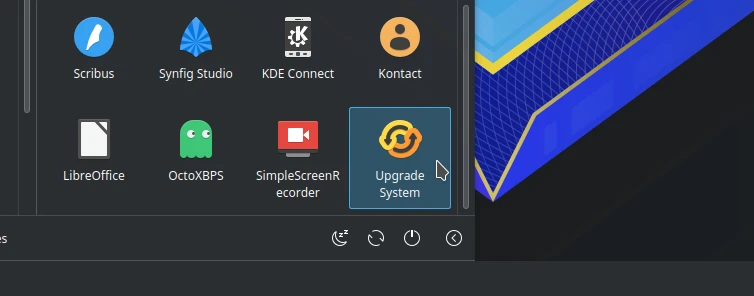 Upgrade system LangitKetujuh OS